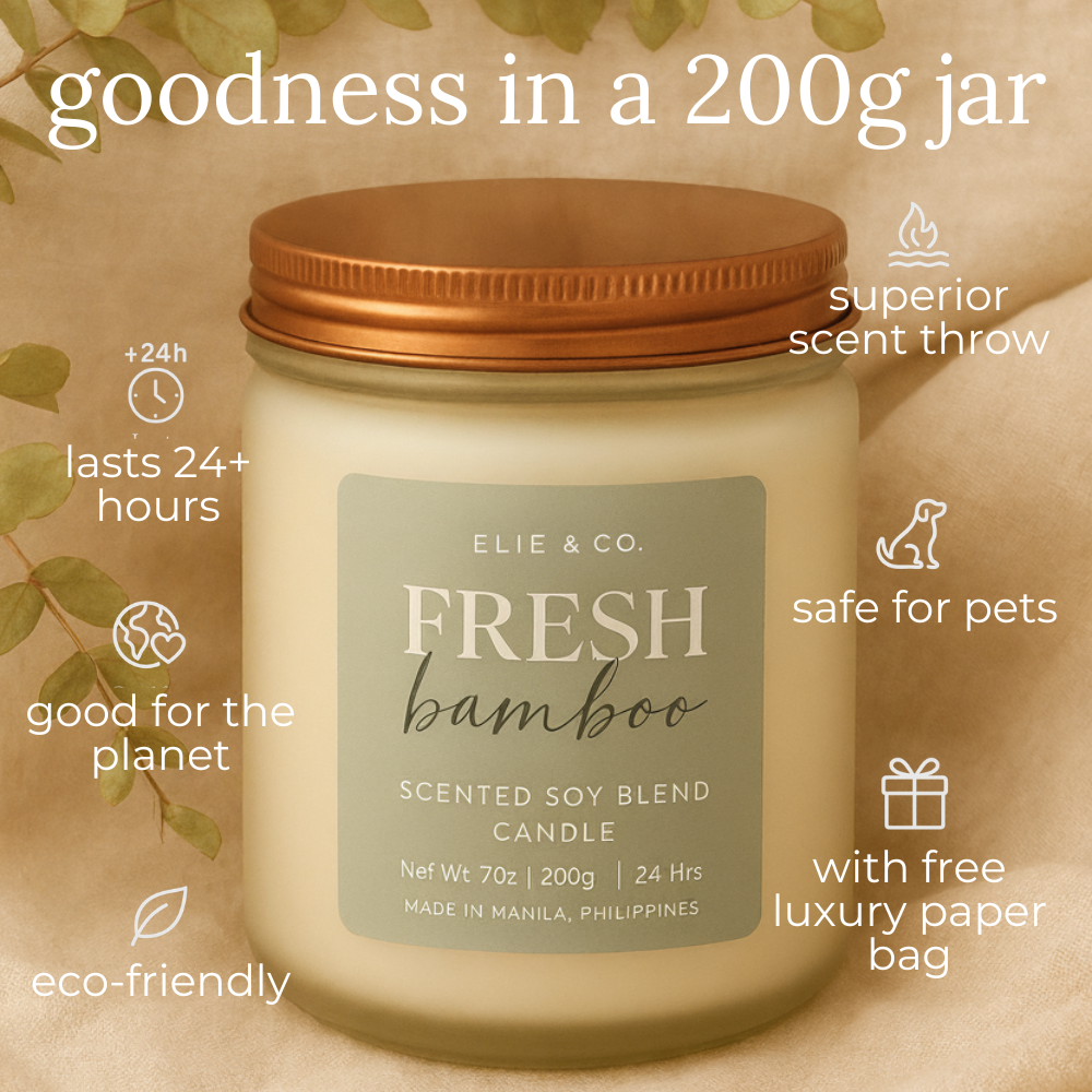 Scented Soy Blend Candles by Elie & Co.