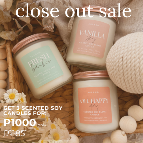 Scented Soy Blend Candles by Elie & Co.